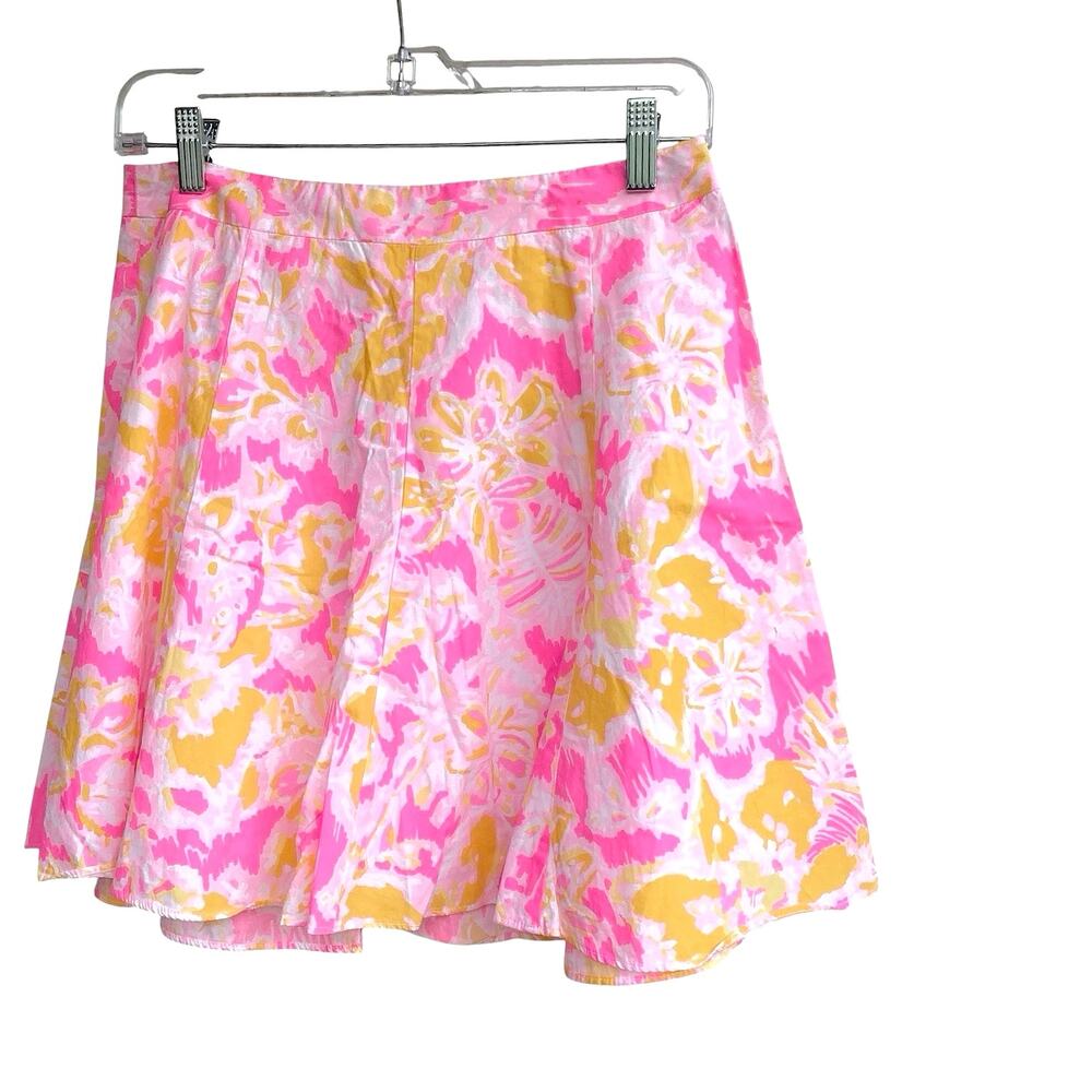 Lilly Pulitzer Levy Fit & Flare Skirt Ooh La La Kir Royal Pink Y2K Preppy Mini - Picture 5 of 15